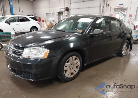 2014 Dodge Avenger Se из США, поврежденный, VIN 1C3CDZAB5EN116170